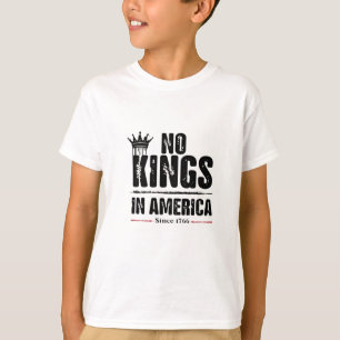 Camiseta Sem Reis na América Anti-Trump Americana Patriótic