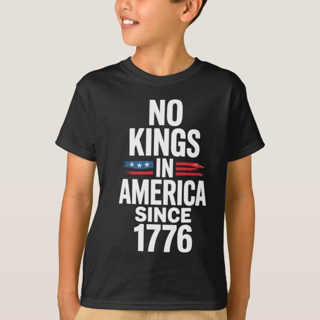 Camiseta Sem Reis Na América Desde 1776 (Frente)