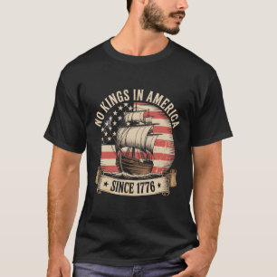 Camiseta Sem Reis Na América Desde 1776 Vintage Usa Patriot