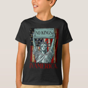 Camiseta Sem Reis Na América Retro Da Liberdade