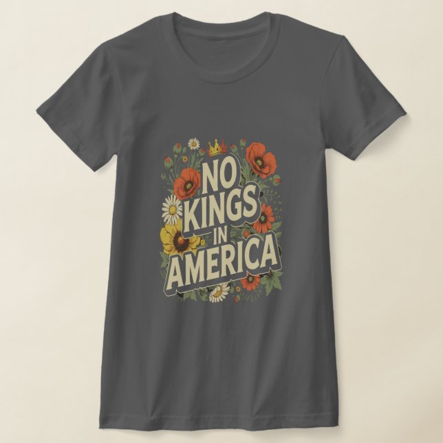 Camiseta Sem reis na América Rosy Design (Postura )