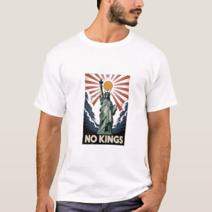 Camiseta Sem Reis na América Status de Liberdade EUA Democr