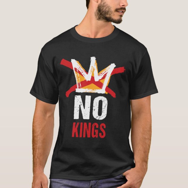 Camiseta Sem Reis Nos Estados Unidos Desde 1776 Anti Monarc (Frente)