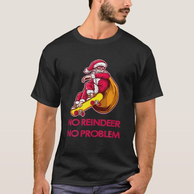 Camiseta Sem Revista Sem Problemas Papais noeis Natal (Frente)