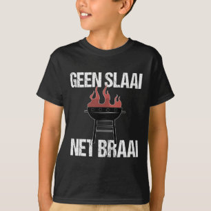 Camiseta Sem Salada Apenas Braai - Churrasco Engraçado Afri