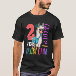 Camiseta Sem segundo Prob Llama De Volta Para A Menina Da E