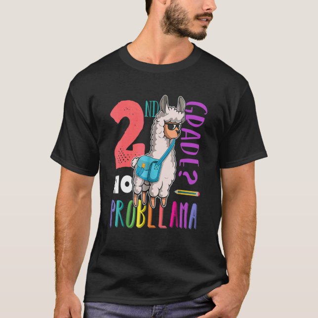 Camiseta Sem segundo Prob Llama De Volta Para A Menina Da E (Frente)