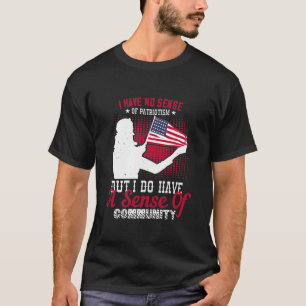 Camiseta Sem senso de Patriotismo, mas de profundo senso