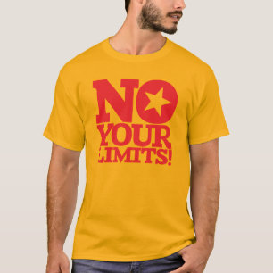 Camiseta Sem Seus Limites! Texto vermelho