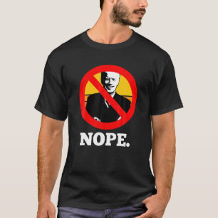 Camiseta Sem Símbolo Biden - Símbolo de Círculo Não Proibid