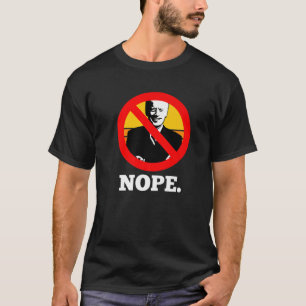 Camiseta Sem Símbolo Biden - Símbolo de Círculo Não Proibid
