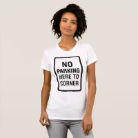 Sem Sinal de Estrada de Estacionamento Mulher Cami