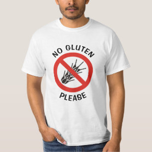 Camiseta Sem Sinal de Gluten