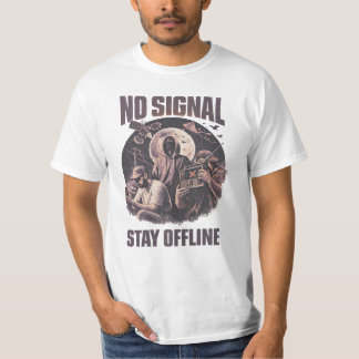 CAMISETA SEM SINAL – PERMANEÇA OFFLINE