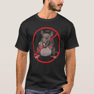 Camiseta Sem Sinal Rat Exterminador Controle Animal Pest