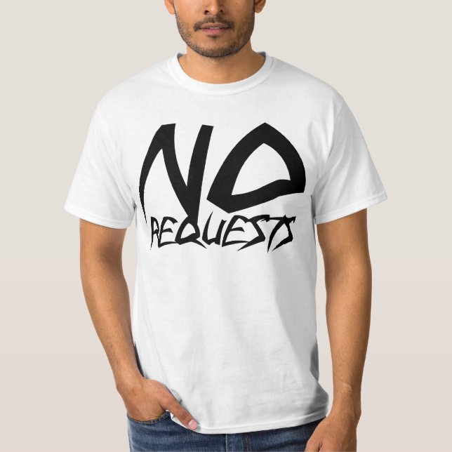 Camiseta Sem Solicitações (Frente)