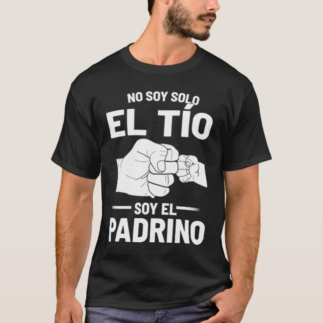 Camiseta Sem Soy Solo El Tio Soy El Padrino (Frente)
