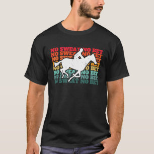 Camiseta Sem Suor Sem Apostamento De Cavalo De Beterraba