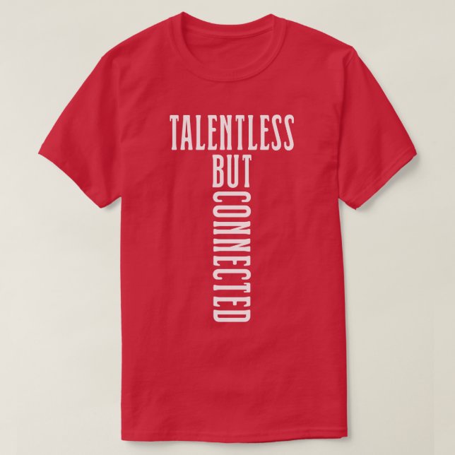 Camiseta Sem talento mas conectado 1 (Frente do Design)