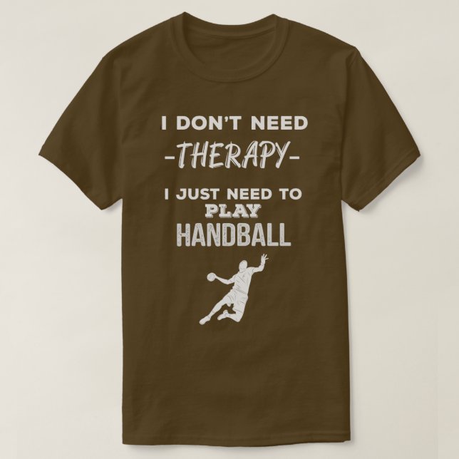 Camiseta Sem terapia, apenas handebol (Frente do Design)