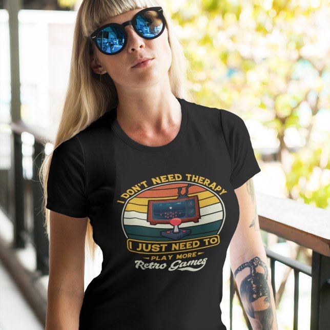 Camiseta Sem Terapia Apenas Mais Nomes Retroativos - Jogo d (Criador carregado)