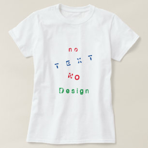 Camiseta Sem texto sem Design - Escolha suas cores favorita