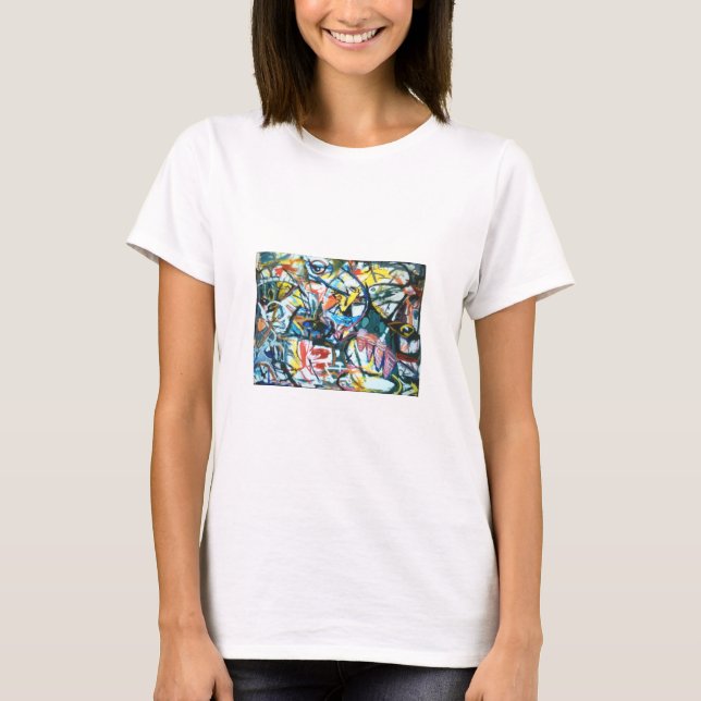 Camiseta Sem título Abstrato Painting Hankamer Artjunkhaus (Frente)