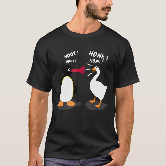 Camiseta Sem título Jogo Engraçado Meme HONK NOOT (Frente)