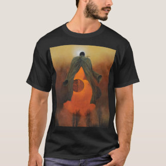 Camiseta Sem título (O Eclipse) por Zdzislaw Beksinski