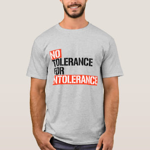 Camiseta Sem Tolerância para Intolerância