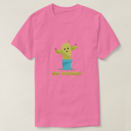 Camiseta Sem Toques - Feliz Cactus - Kawaii