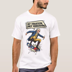Camiseta "Sem Tributação, Apenas Shredding" George Skater 