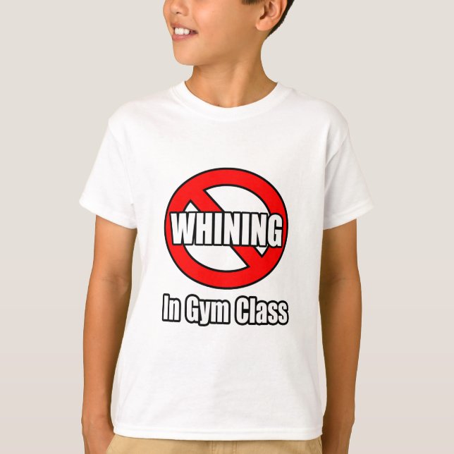 Camiseta Sem Tripulação Na Classe Gym (Frente)