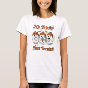 Camiseta Sem Truques Apenas Tratam O Halloween