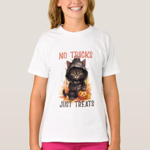 Camiseta Sem truques só trata o Dia das Bruxas