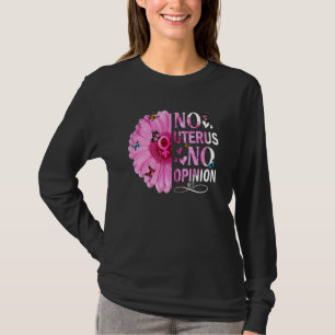 Camiseta Sem Útero Sem Opinião Direito das Mulheres Feminis