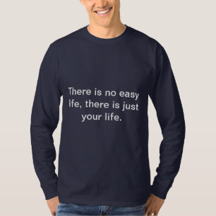 Camiseta Sem vida fácil