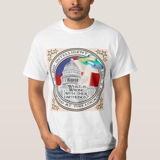 Camiseta Sem Vida Inteligente (Frente)