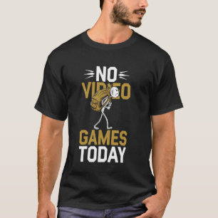 Camiseta Sem Videojogos Hoje Funny Gamer Triste Mochila Des