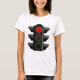 Camiseta Semáforo traffic leve vermelho conversas