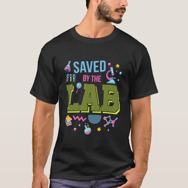 Camiseta Semana 2023 Do Laboratório Salvo Pelo Laboratório  (Frente)