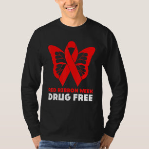 Camiseta Semana da Fita Vermelha Celebra a Vida Livre de Dr