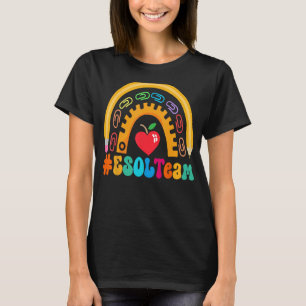 Camiseta Semana de Apreciação da Equipe ESOL de volta à 100
