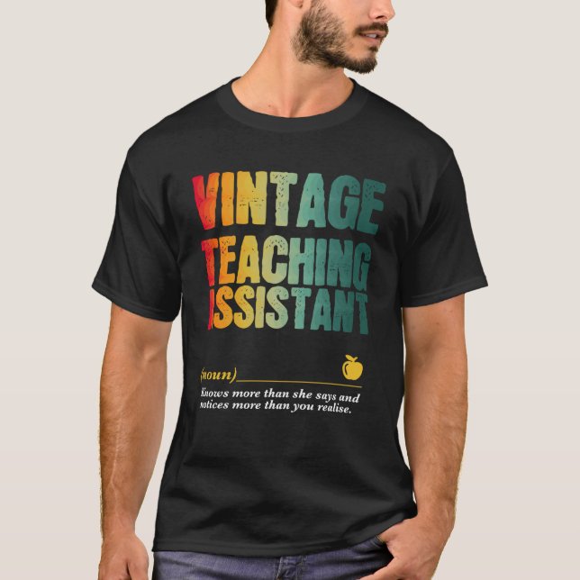Camiseta Semana de Apreciação do Assistente de Ensino de Vo (Frente)