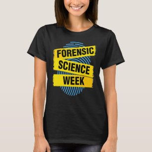 Camiseta Semana de Ciência Forense Desligada