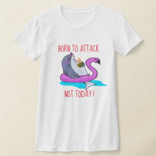 Camiseta Semana de Férias de Tubarão "Nascer de Atacar"