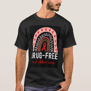 Camiseta Semana do Friso Vermelho Livre de Drogas