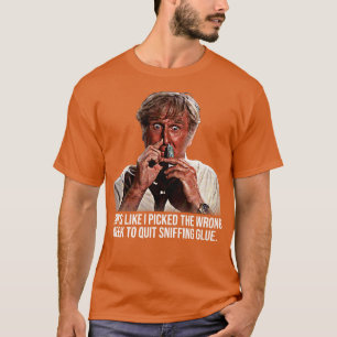 Camiseta Semana Errada Para Parar De Cheirar Cola