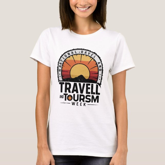 Camiseta Semana Nacional do Viagem e Turismo, Viagem nacion (Frente)