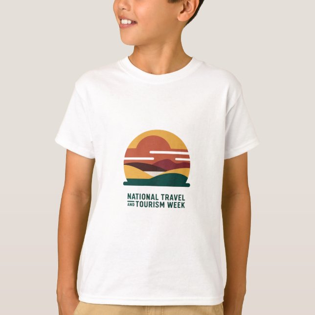 Camiseta Semana Nacional do Viagem e Turismo, Viagem nacion (Frente)